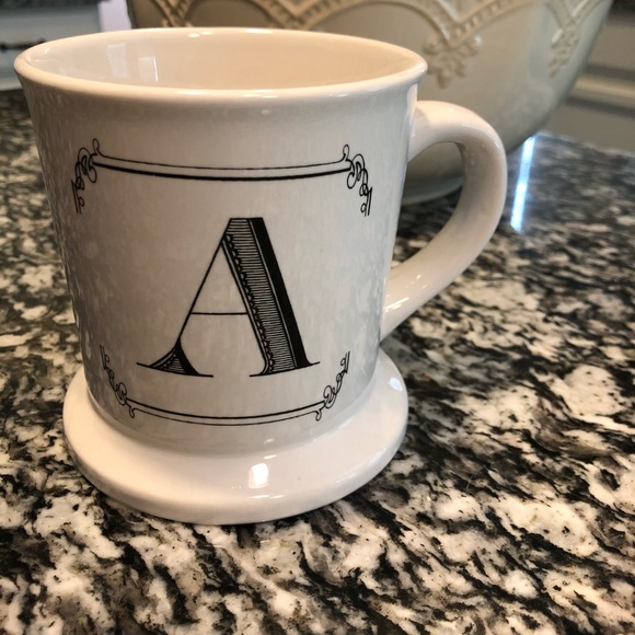 Home Essentials Other - COFFEE CUP MUG  with INITIAL ‘A’  HOME ESSENTIALS
